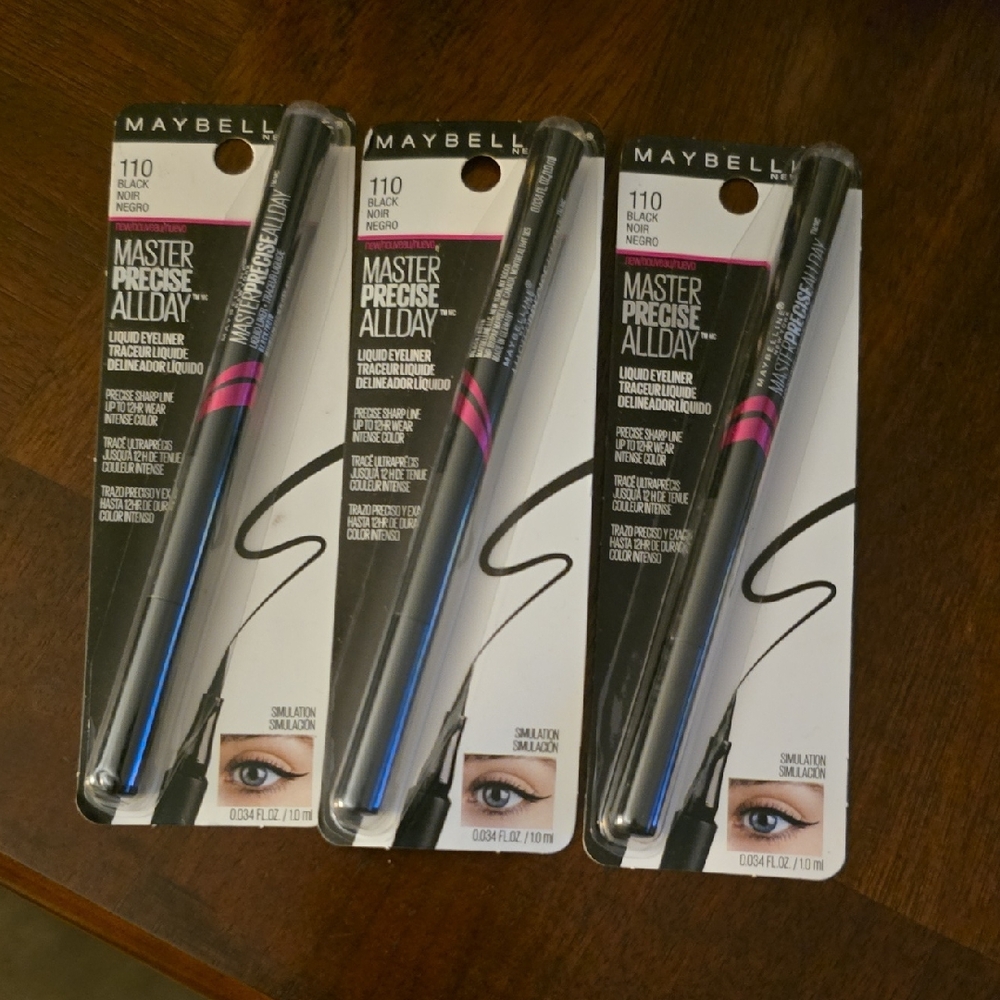 Maybelline Master Precise All Day Eyeliner Set - Black